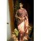 Women's Polyester Printed Saree With Unstitched Blouse 5.5 Mtr (Maroon)