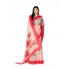 Women's Georgette Floral Printed Saree With Unstitched Blouse 5.5Mtr (Red) Women's Georgette Floral Printed Saree With Unstitched Blouse 5.5Mtr (Red)