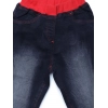 Girl's Denim Ribbed Elasticated Jeans (Black) Girl's Denim Ribbed Elasticated Jeans (Black)