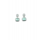 Women's Brass Silver Plated Drop Earrings (Turquoise) Women's Brass Silver Plated Drop Earrings (Turquoise)