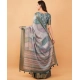 Women's Polyester Printed Saree With Unstitched Blouse 5.5 Mtr (Multicolor)
