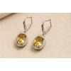 Women's Brass Silver Plated Pendant Set (Yellow)