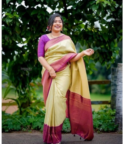Women's Soft Lichi Silk Printed Saree With Unstitched Blouse 5.5Mtr (Light-Green) Women's Soft Lichi Silk Printed Saree With Unstitched Blouse 5.5Mtr (Light-Green)