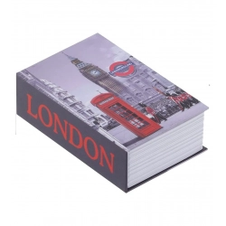 Secret Book Safe with Number Locker (Gray)