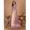 Women's Jacquard Saree With Unstitched Blouse 5.5Mtr (Multicolor)