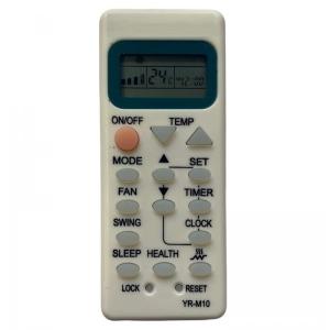 Ecomoye AC Remote No. 73 (No Backlight), Compatible/Replacement for Haier AC Remote Control, White (Exactly Same Remote will Only Work)