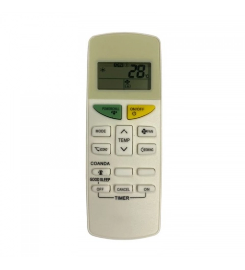 Remote No. 132E (No Backlight), Compatible for Daikin & Daikin Inverter AC Remote Control (Exactly Same Remote Will Only Work)