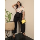 Women's Polyester Floral Half Sleeves Jumpsuit (Multicolor) Women's Polyester Floral Half Sleeves Jumpsuit (Multicolor)