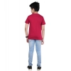 Boy's Cotton Grapic Printed Round Neck T-Shirt (Marron) Boy's Cotton Grapic Printed Round Neck T-Shirt (Marron)