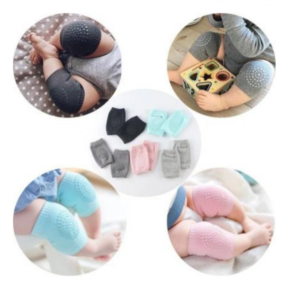 Pack Of 3_Baby Knee Pads – Soft And Comfortable Crawling Protectors (Color: Assorted ) Pack Of 3_Baby Knee Pads – Soft And Comfortable Crawling Protectors (Color: Assorted )