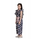 Girl's Rayon Polka Flutter Jumpsuit (Multicolor) Girl's Rayon Polka Flutter Jumpsuit (Multicolor)