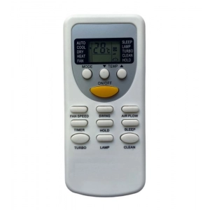 Ecomoye AC Remote No. 49 (No Backlight), Compatible/Replacement for Llyod AC Remote Control, White (Exactly Same Remote will Only Work)