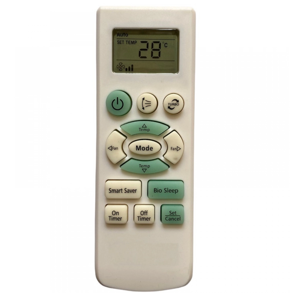 Ecomoye AC Remote No. 58 (No Backlight), Compatible/Replacement for Samsung AC Remote Control, White (Exactly Same Remote will Only Work)