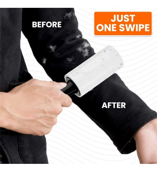 Pet Hair Remover 1 Handle And Refill Totally 60 Sheets (White) Pet Hair Remover 1 Handle And Refill Totally 60 Sheets (White)