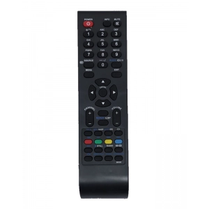 Ecomoye LCD/LED Remote No. MX06, Compatible/Replacement for Micromax Reconnect LED Remote Control, Black (Exactly Same Remote will Only Work)