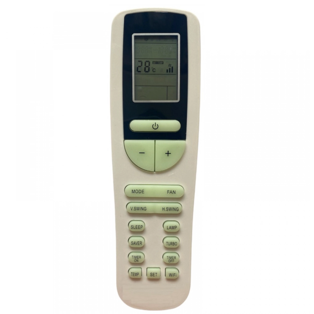 Ecomoye AC Remote No. 133B with WiFi Function (No Backlight), Compatible/Replacement for Voltas AC Remote Control, White (Exactly Same Remote will Only Work)