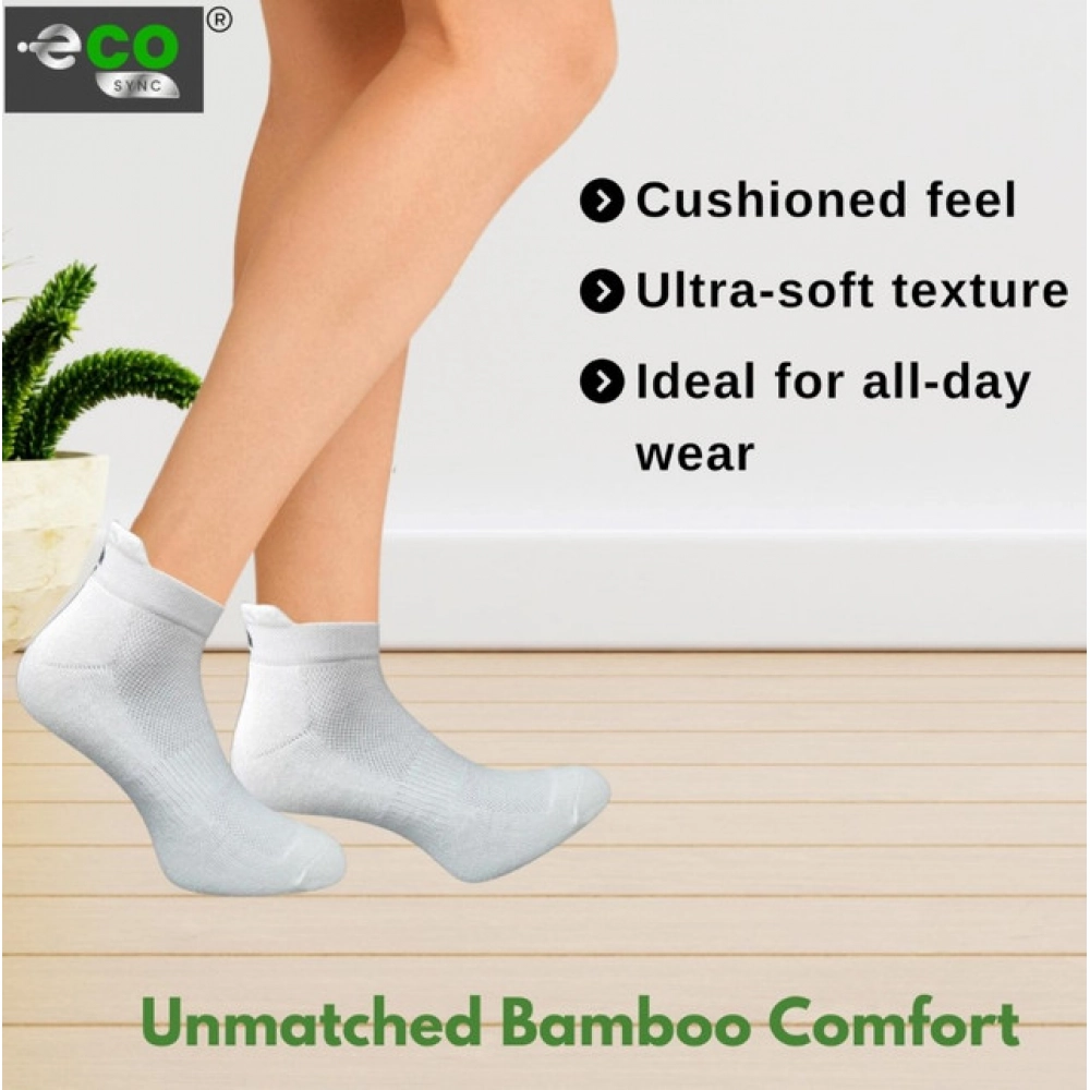 4_Pair Set Unisex Casual Cotton Printed Ankle Length Socks (Multicolor)