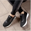 Men's Casual Mesh Lace-ups Casual Shoes (Black)