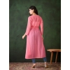 Women's Chiffon Self Design Long Sleeves Shrug (Pink) Women's Chiffon Self Design Long Sleeves Shrug (Pink)