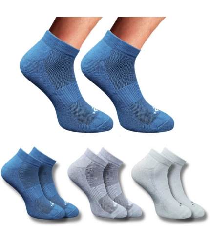 3_Pair Set Unisex Casual Cotton Printed Low Cut Socks (Multicolor)