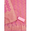 Women's Banarasi Silk Printed Unstitched Salwar Suit Material With Dupatta (Pink, 3Mtrs) Women's Banarasi Silk Printed Unstitched Salwar Suit Material With Dupatta (Pink, 3Mtrs)