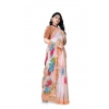 Women's Georgette Floral Printed Saree With Unstitched Blouse 5.5Mtr (Orange) Women's Georgette Floral Printed Saree With Unstitched Blouse 5.5Mtr (Orange)
