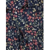 Girl's Polyester Moss Floral Sleeveless Jumpsuit (Multicolor)