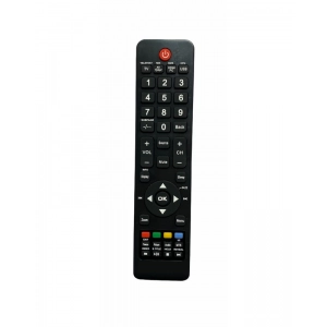 Ecomoye LCD/LED Remote No. 390, Compatible/Replacement for AOC LCD/LED TV Remote Control, Black (Exactly Same Remote will Only Work)