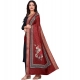 Women's chanderi silk Printed Dupatta (Maroon, Length: 2 Mtr) Women's chanderi silk Printed Dupatta (Maroon, Length: 2 Mtr)