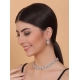 Women's Brass Silver Plated Necklace set (Multicolor) Women's Brass Silver Plated Necklace set (Multicolor)
