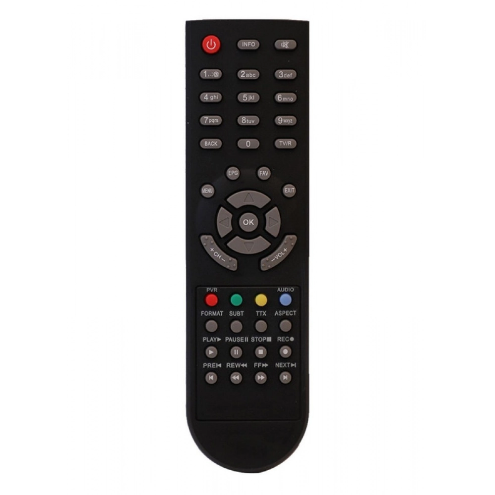 Ecomoye Set Top Box Remote No. 352, Compatible/Replacement for Den HD Set Top Box Remote Control, Black (Exactly Same Remote will Only Work)