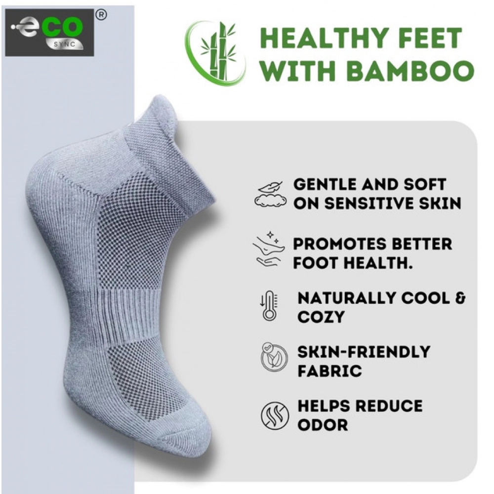 4_Pair Set Unisex Casual Cotton Printed Ankle Length Socks (Multicolor)