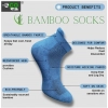 4_Pair Set Unisex Casual Cotton Printed Ankle Length Socks (Multicolor)