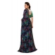 Women's Georgette Printed Saree With Unstitched Blouse 5.5Mtr (Green) Women's Georgette Printed Saree With Unstitched Blouse 5.5Mtr (Green)