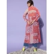Women's Polyester Floral Long Sleeves Shrug (Pink-Coral) Women's Polyester Floral Long Sleeves Shrug (Pink-Coral)