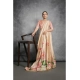 Women's Cotton Printed Saree With Unstitched Blouse 5.5 Mtr (Beige)