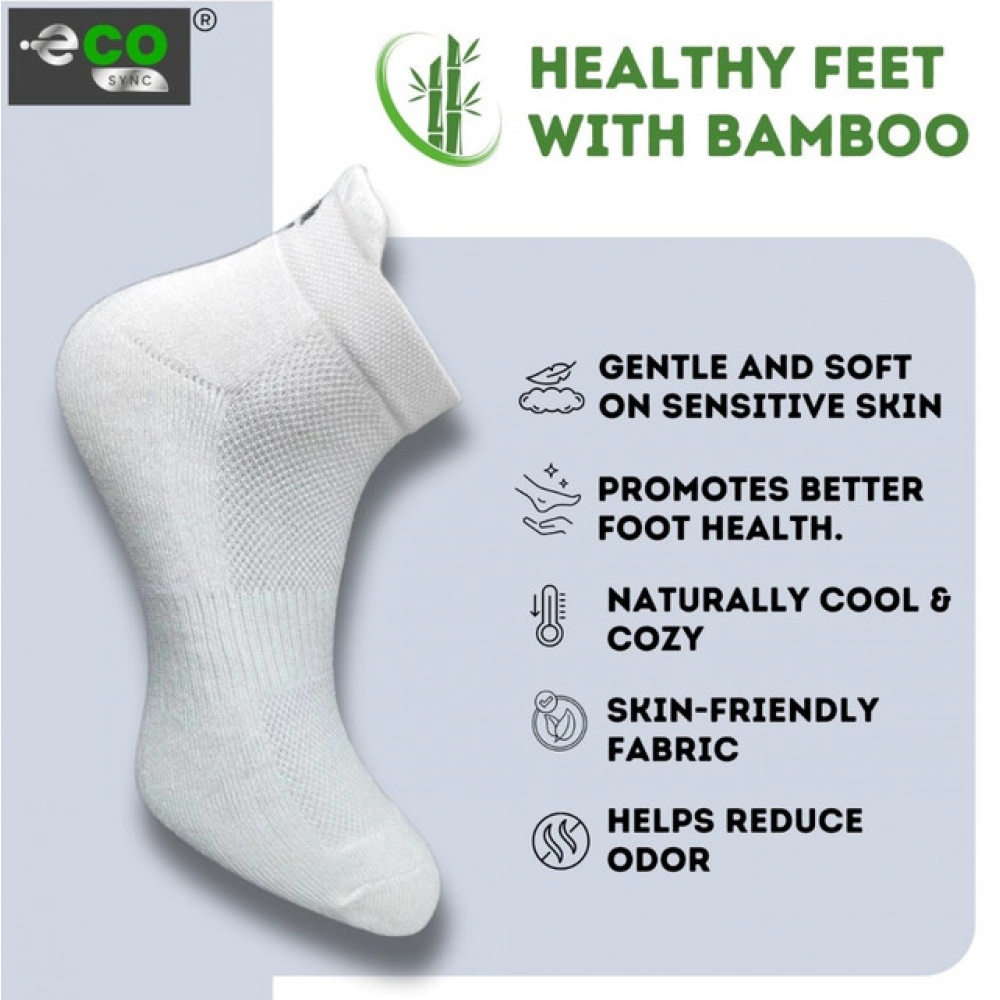 4_Pair Set Unisex Casual Cotton Printed Ankle Length Socks (Multicolor)