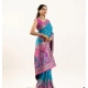 Women's Faux_Banarasi Woven Motifs Saree With Unstitched Blouse 5.5Mtr (Teal)