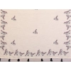 Women's Linen Cotton Printed Saree With Unstitched Blouse 5.5Mtr (Off White)