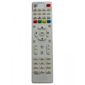Ecomoye DTH Remote No. 940 (White), Compatible/Replacement for Videocon DTH Set Top Box Remote, White (Exactly Same Remote will Only Work)