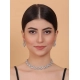 Women's Brass Silver Plated Necklace set (Multicolor) Women's Brass Silver Plated Necklace set (Multicolor)
