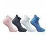 4_Pair Set Unisex Casual Cotton Printed Ankle Length Socks (Multicolor)