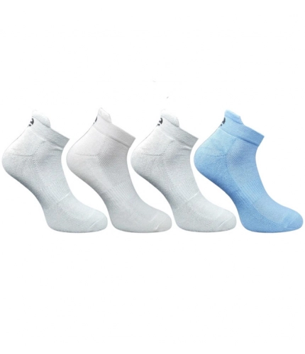 4_Pair Set Unisex Casual Cotton Printed Ankle Length Socks (Multicolor)