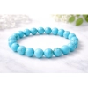 Natural Crystal 8mm Turquoise Bracelet (Sky Blue)