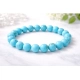 Natural Crystal 8mm Turquoise Bracelet (Sky Blue)