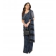Women's Georgette Printed Saree With Unstitched Blouse 5.5Mtr (Grey) Women's Georgette Printed Saree With Unstitched Blouse 5.5Mtr (Grey)