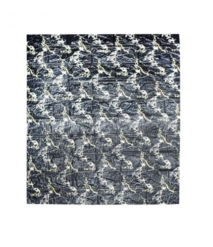 Pack Of 3_Fancy 3D Wall Decor – Stylish Black Decorative Wall Art (Color: Assorted )