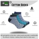 3_Pair Set Unisex Casual Cotton Printed Low Cut Socks (Multicolor)