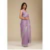 Women's Silk Embroidred Saree With Unstitched Blouse 5.5Mtr (Purple) Women's Silk Embroidred Saree With Unstitched Blouse 5.5Mtr (Purple)