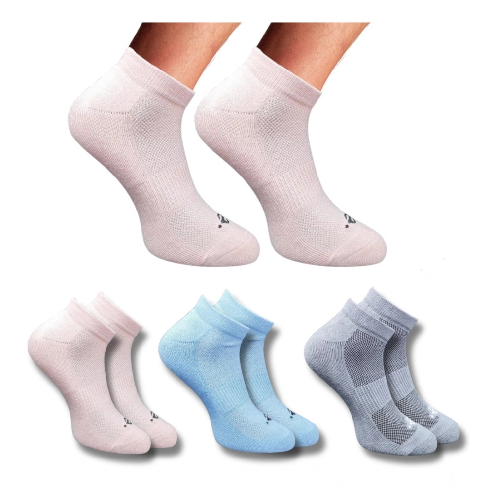 3_Pair Set Unisex Casual Cotton Printed Low Cut Socks (Multicolor) 3_Pair Set Unisex Casual Cotton Printed Low Cut Socks (Multicolor)